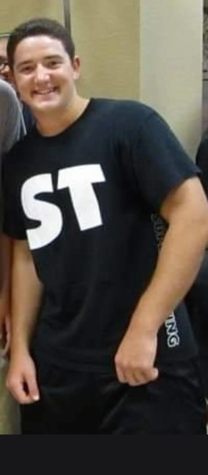 Coach Strain as a teenager